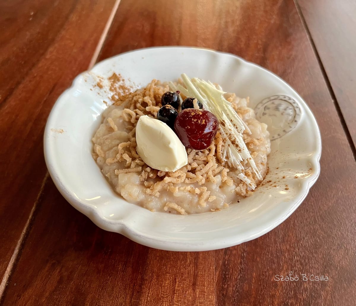 Gesztenyés tejberizs